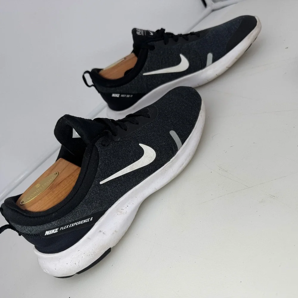 Nike Flex Experience 8 Women 8 Black Running Shoes AJ5908-013 Sneakers Grey